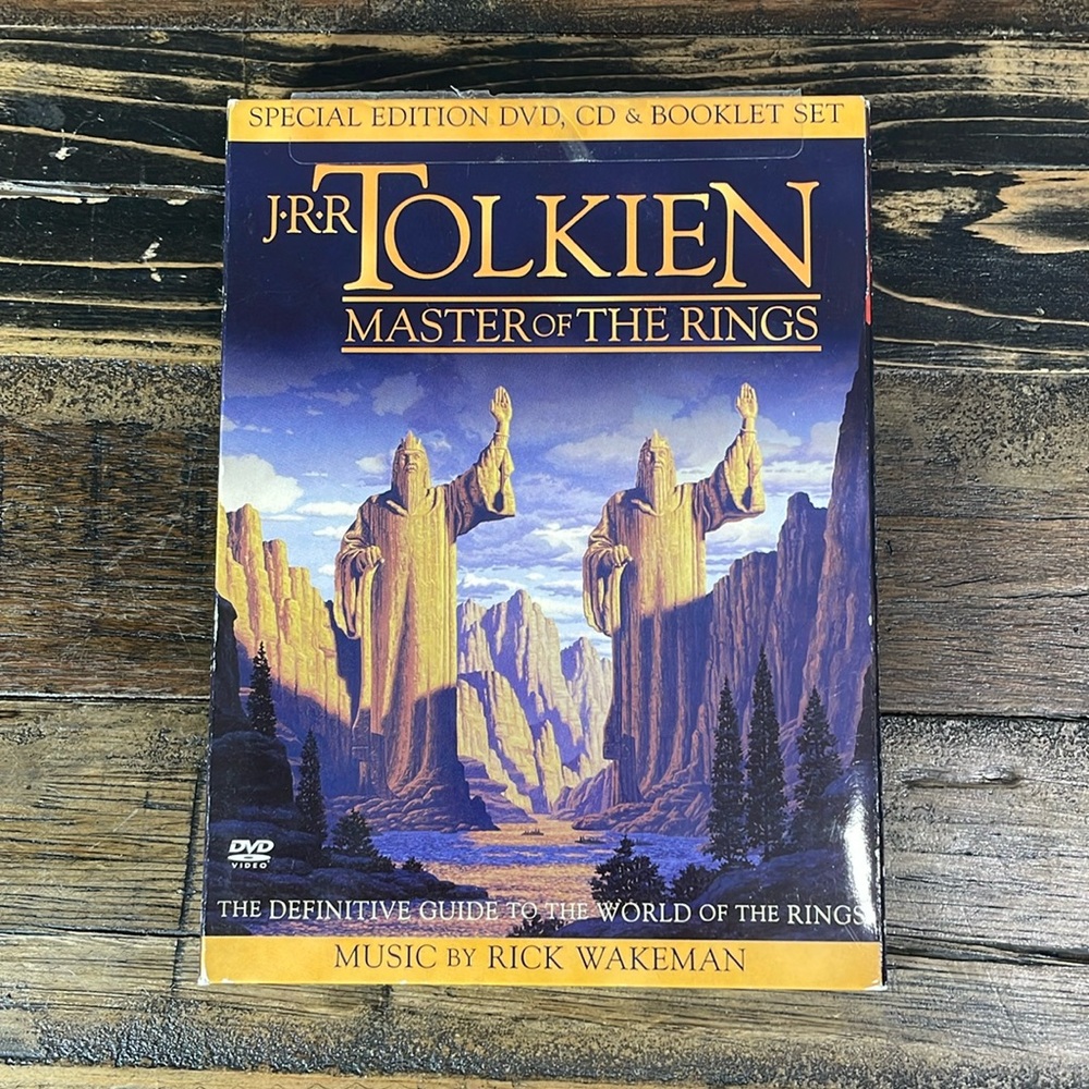 DVD J.R.R. Tolkien Master Of The Rings